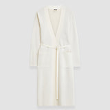 White Wool Silk Long Cardigan - Joseph