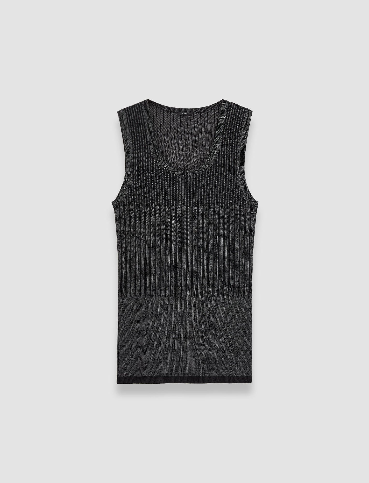 black-bi-colour-ribbed-tank-top-JOSEPH