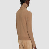 Beige Light Pure Cashmere High Neck Jumper - Joseph