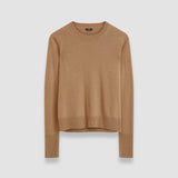 Beige Light Pure Cashmere Round Neck Jumper - Joseph