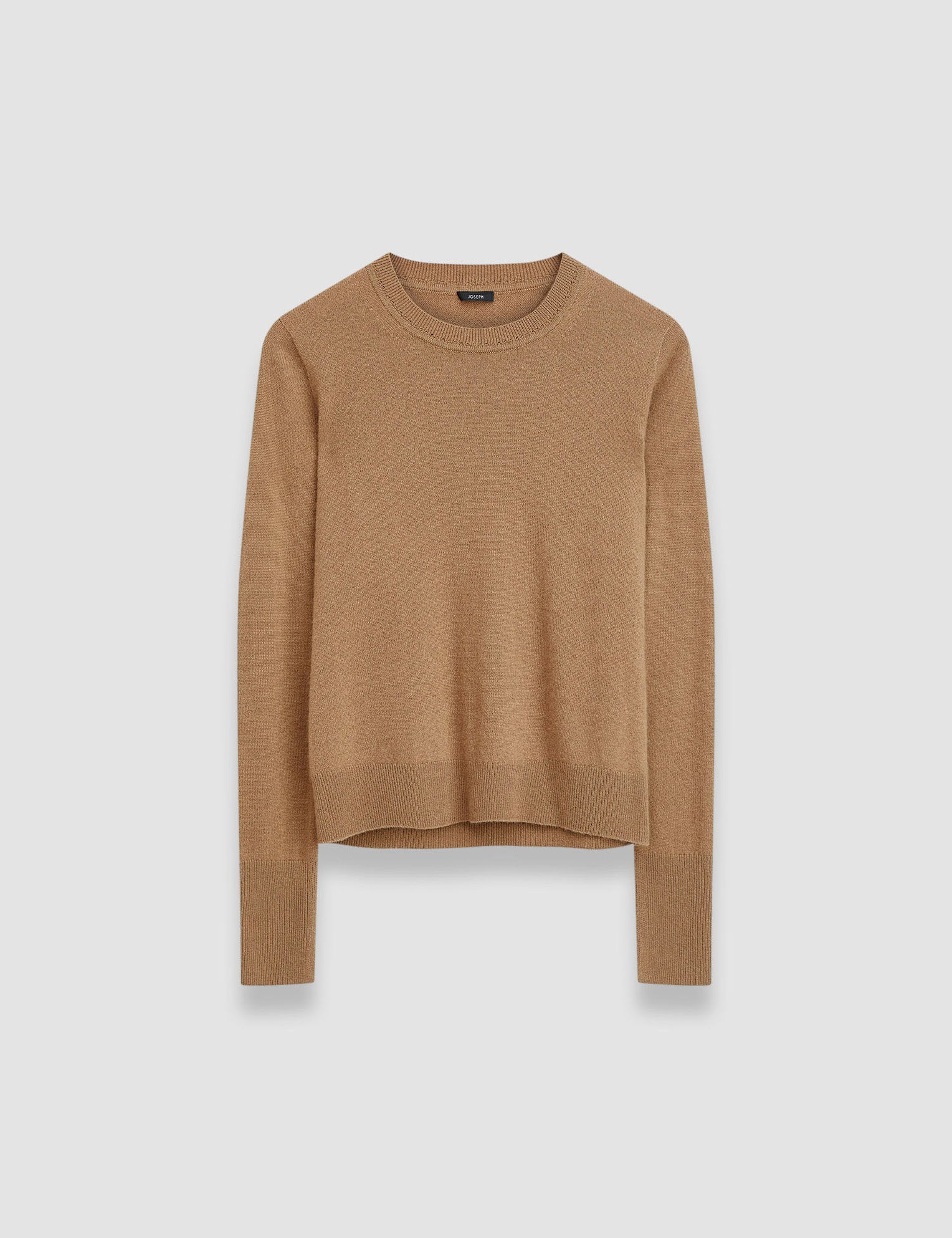 Beige Light Pure Cashmere Round Neck Jumper - Joseph