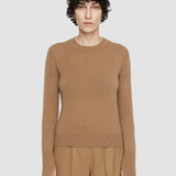 Beige Light Pure Cashmere Round Neck Jumper - Joseph