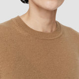 Beige Light Pure Cashmere Round Neck Jumper - Joseph