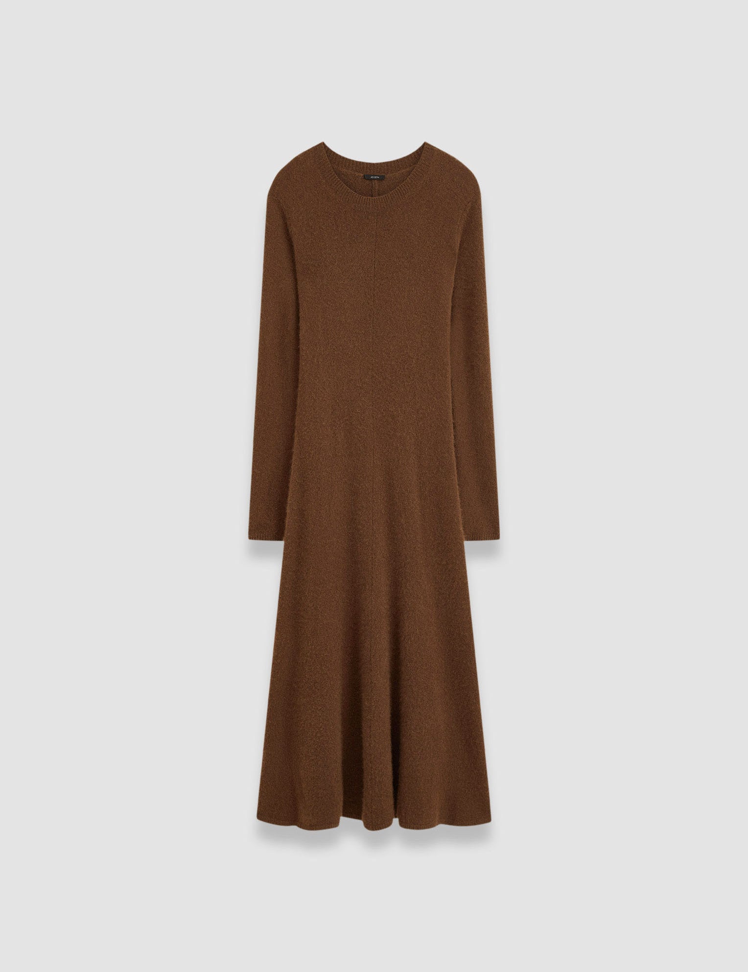 Brown Brushed Cashmere Dress - Joseph