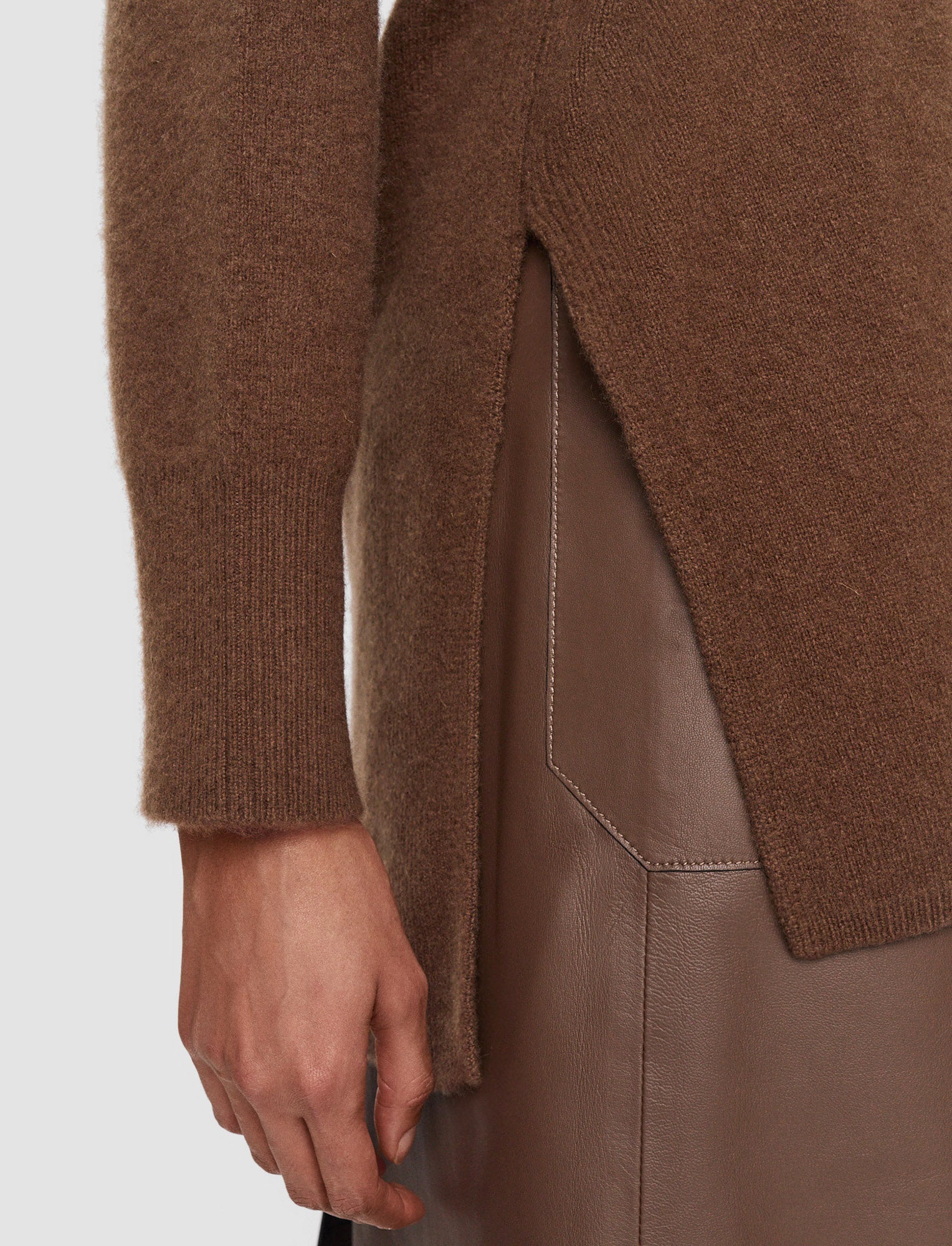 brown-brushed-cashmere-sleeveless-wrap-JOSEPH