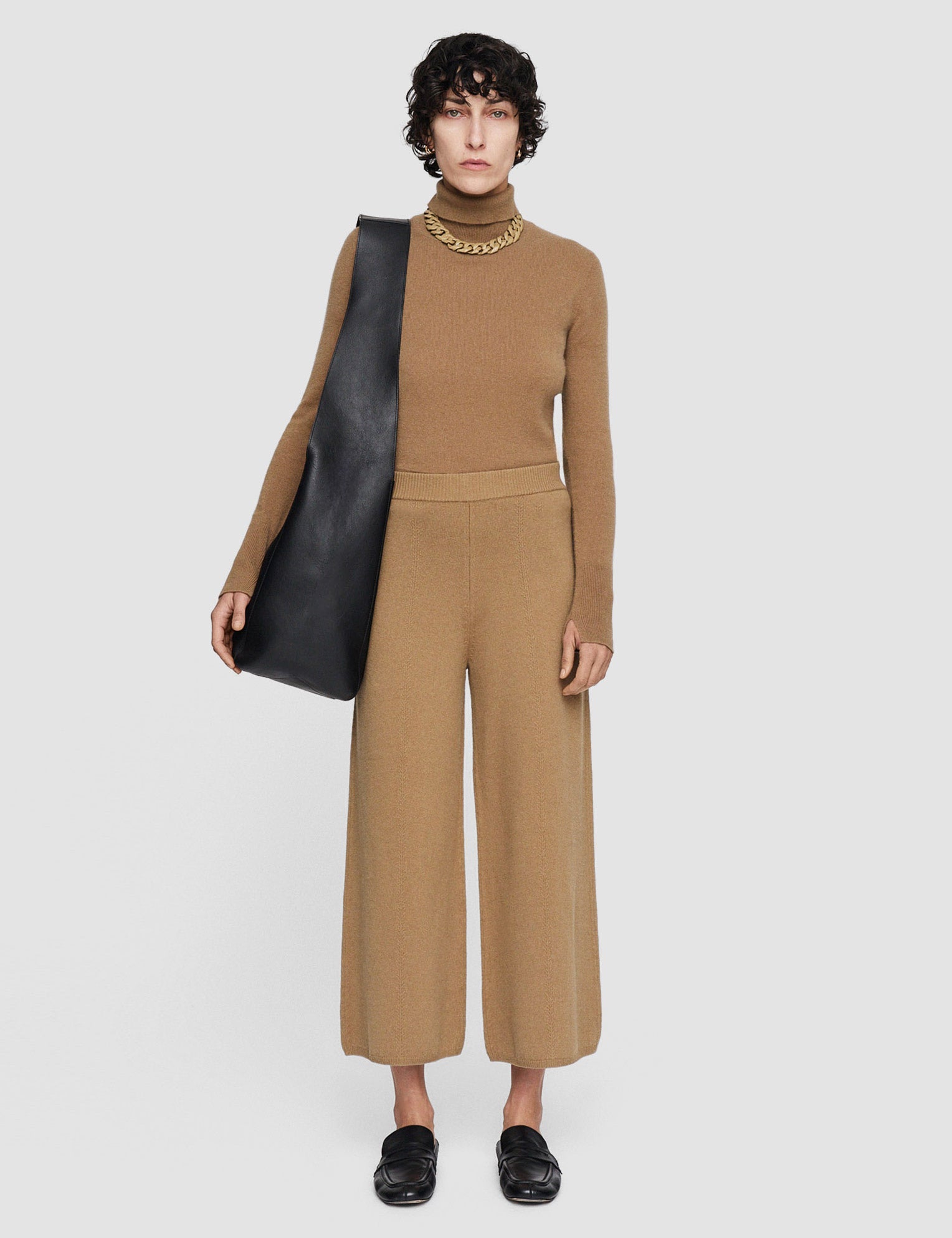 Beige Soft Wool Culottes - Joseph