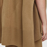 Beige Soft Wool Poncho - Joseph