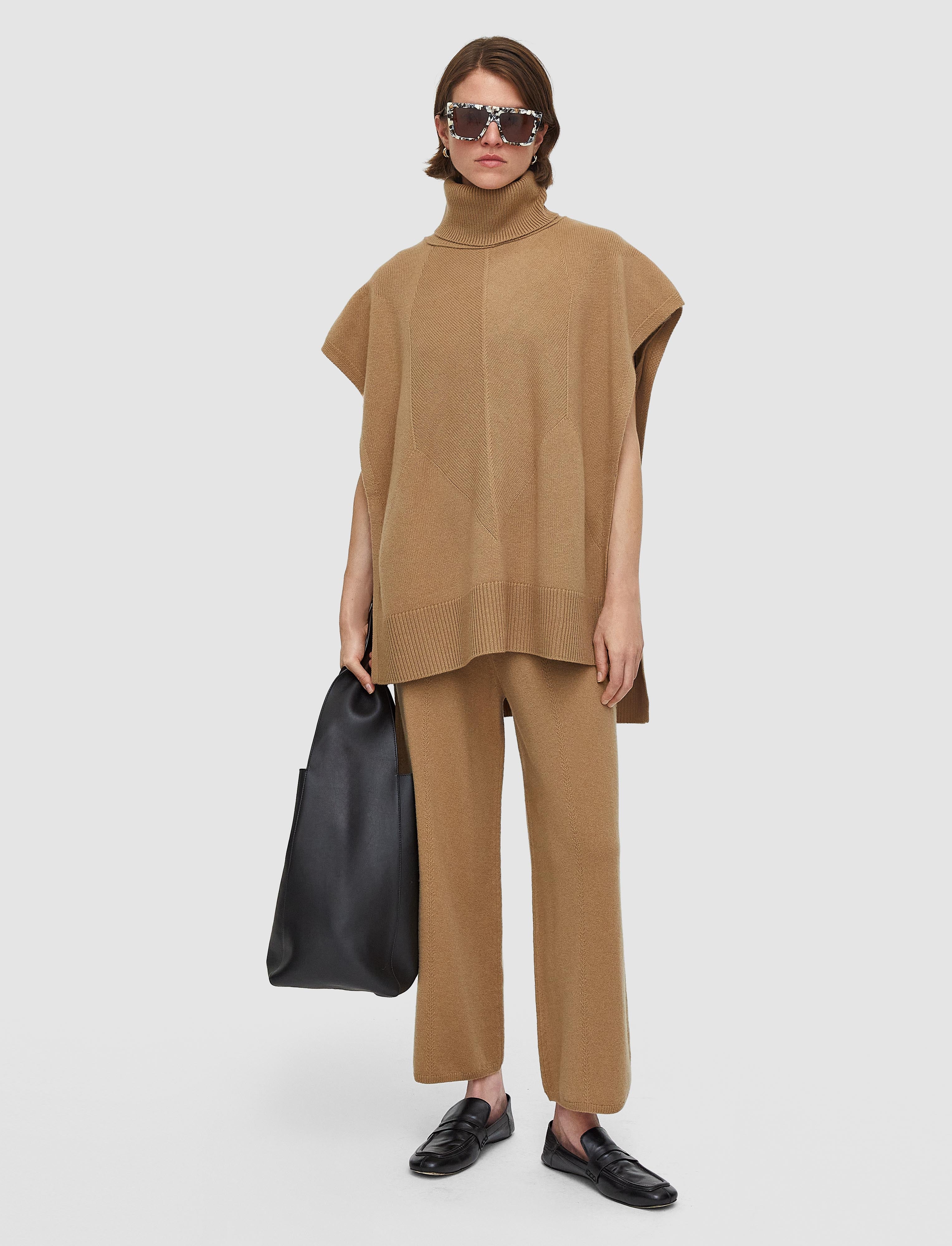 beige-soft-wool-poncho-JOSEPH