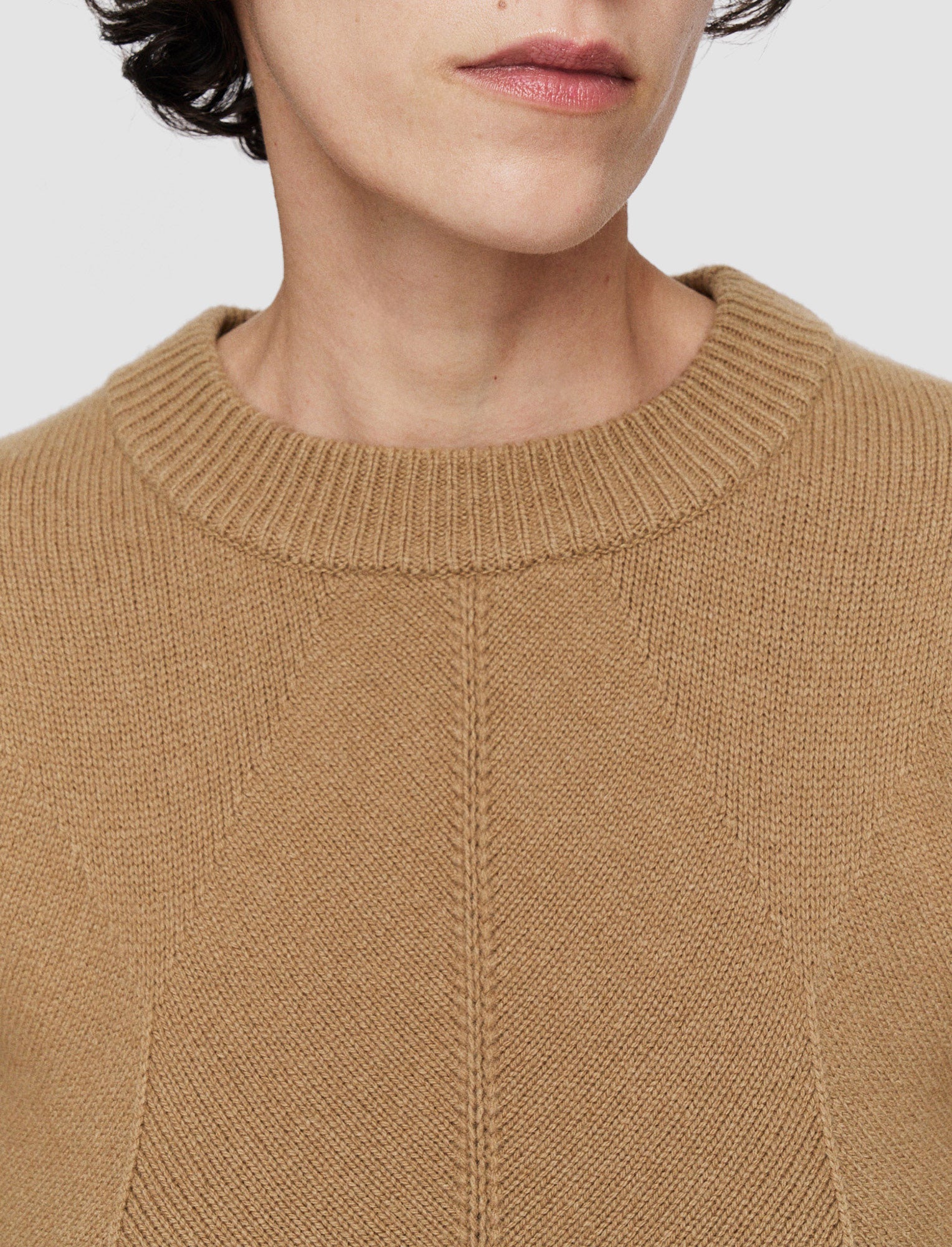 beige-soft-wool-round-neck-jumper-JOSEPH