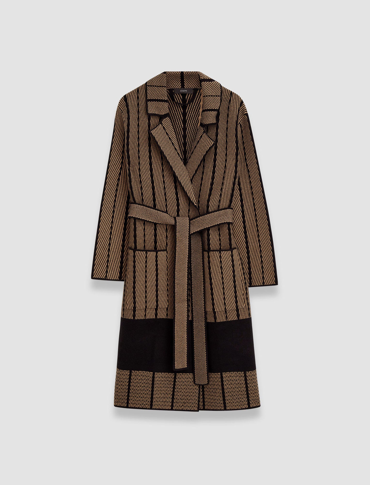 multicolour-chevron-jacquard-knitted-coat-JOSEPH