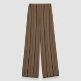 Multicolour Chevron Jacquard Knitted Trousers - Joseph