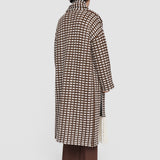 Multicolour Waffle Knit Scarf Coat - Joseph