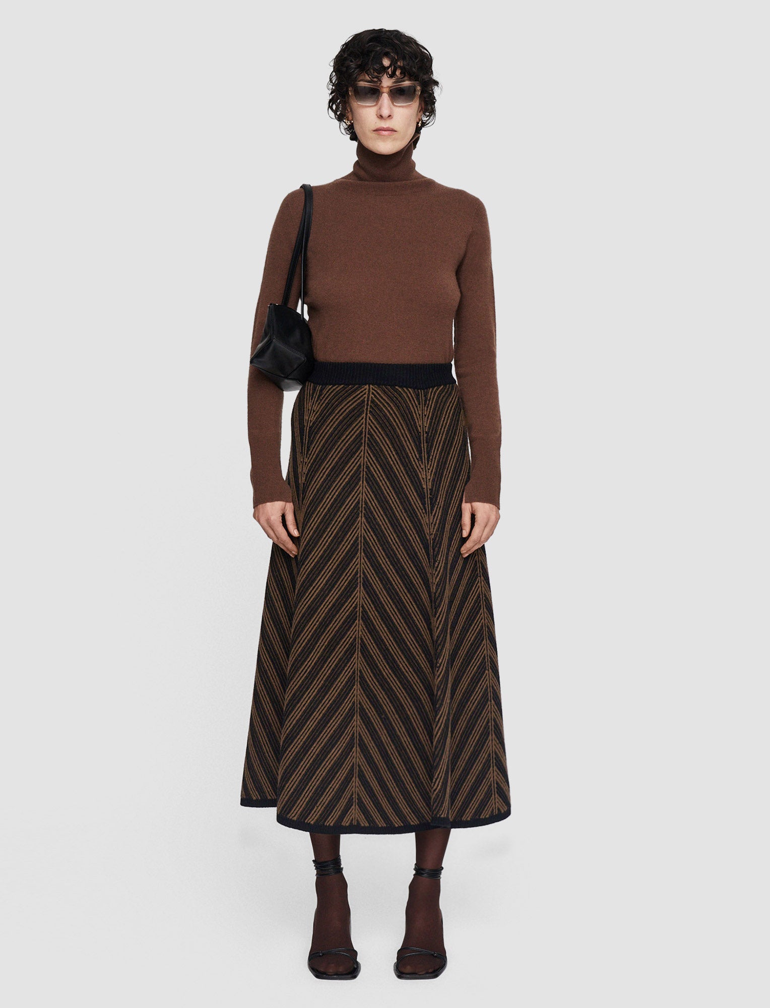 brown-chevron-ribbed-skirt-JOSEPH