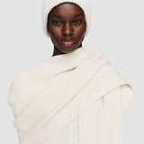 White Light Cardigan Stitch Scarf - Joseph