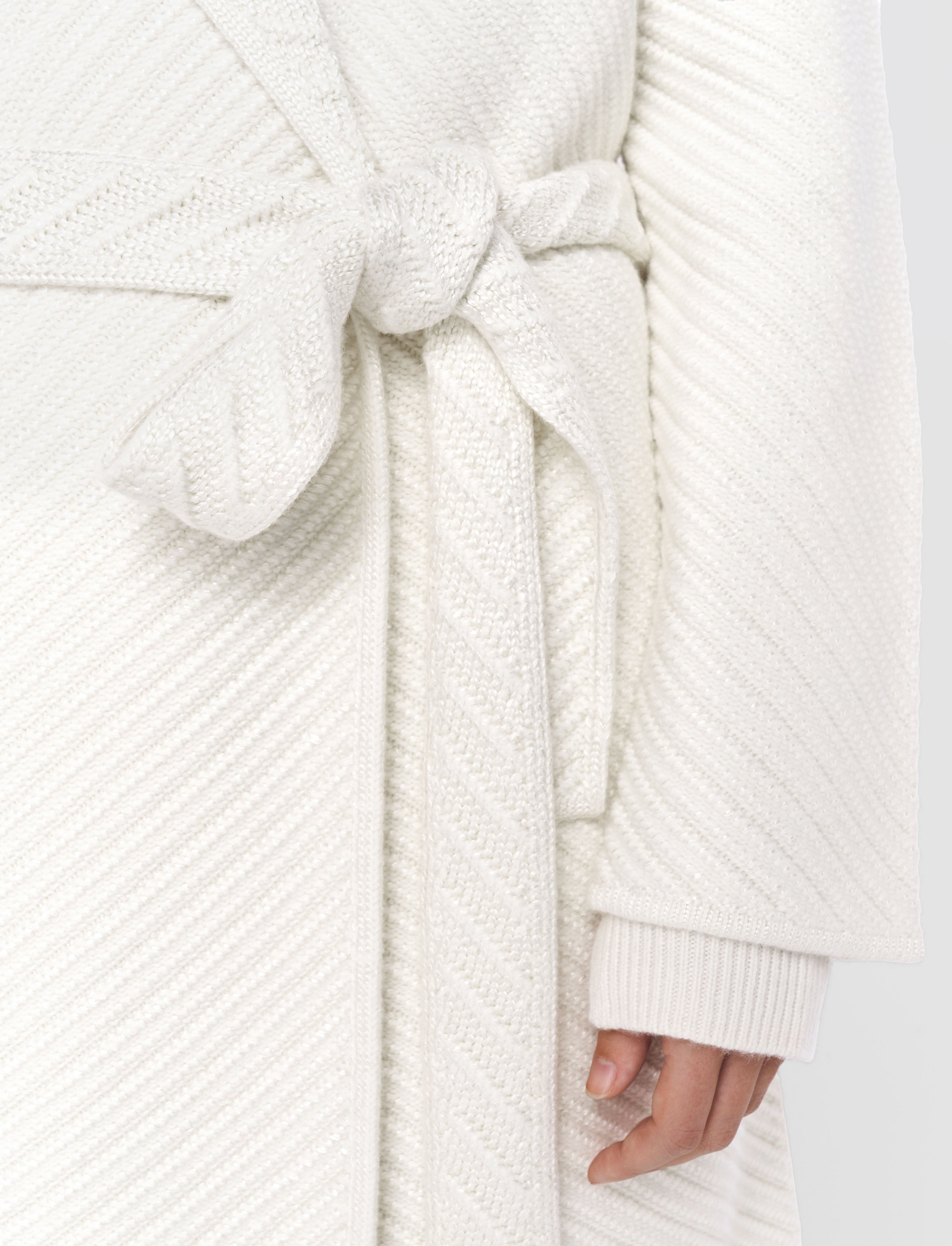 white-diagonal-knit-coat-JOSEPH