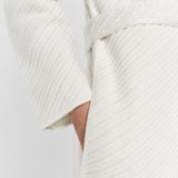 White Diagonal Knit Coat - Joseph