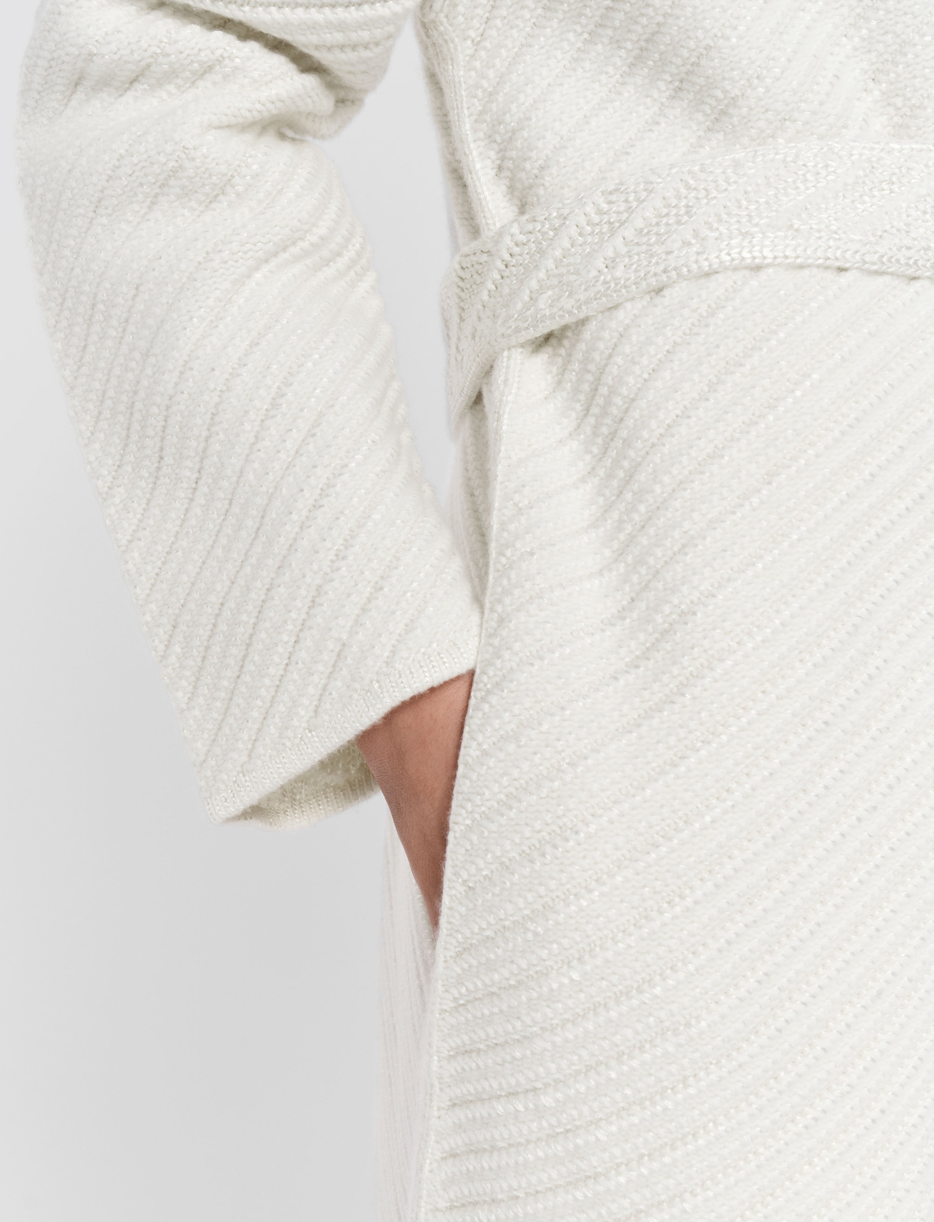 white-diagonal-knit-coat-JOSEPH