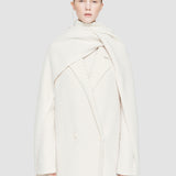 White Diagonal Knit Scarf - Joseph