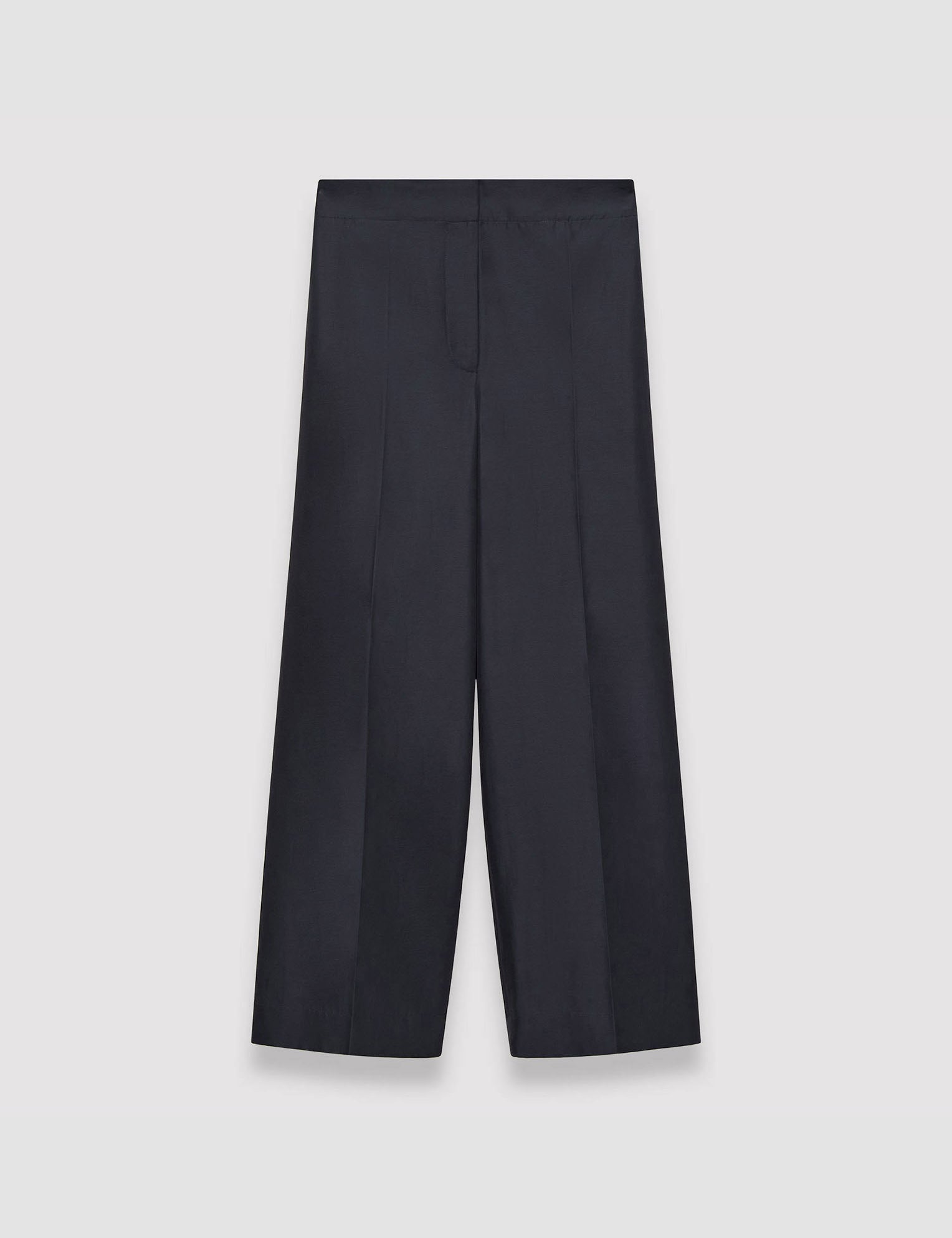 Blue Soft Cotton Silk Thurlow Trousers - Joseph