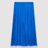 Blue Sully Habotai Silk Skirt - Joseph