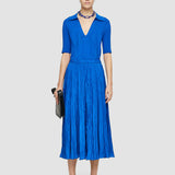 Blue Sully Habotai Silk Skirt - Joseph