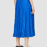 Blue Sully Habotai Silk Skirt - Joseph