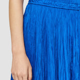 Blue Sully Habotai Silk Skirt - Joseph