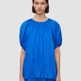 Blue Briela Habotai Silk Blouse - Joseph