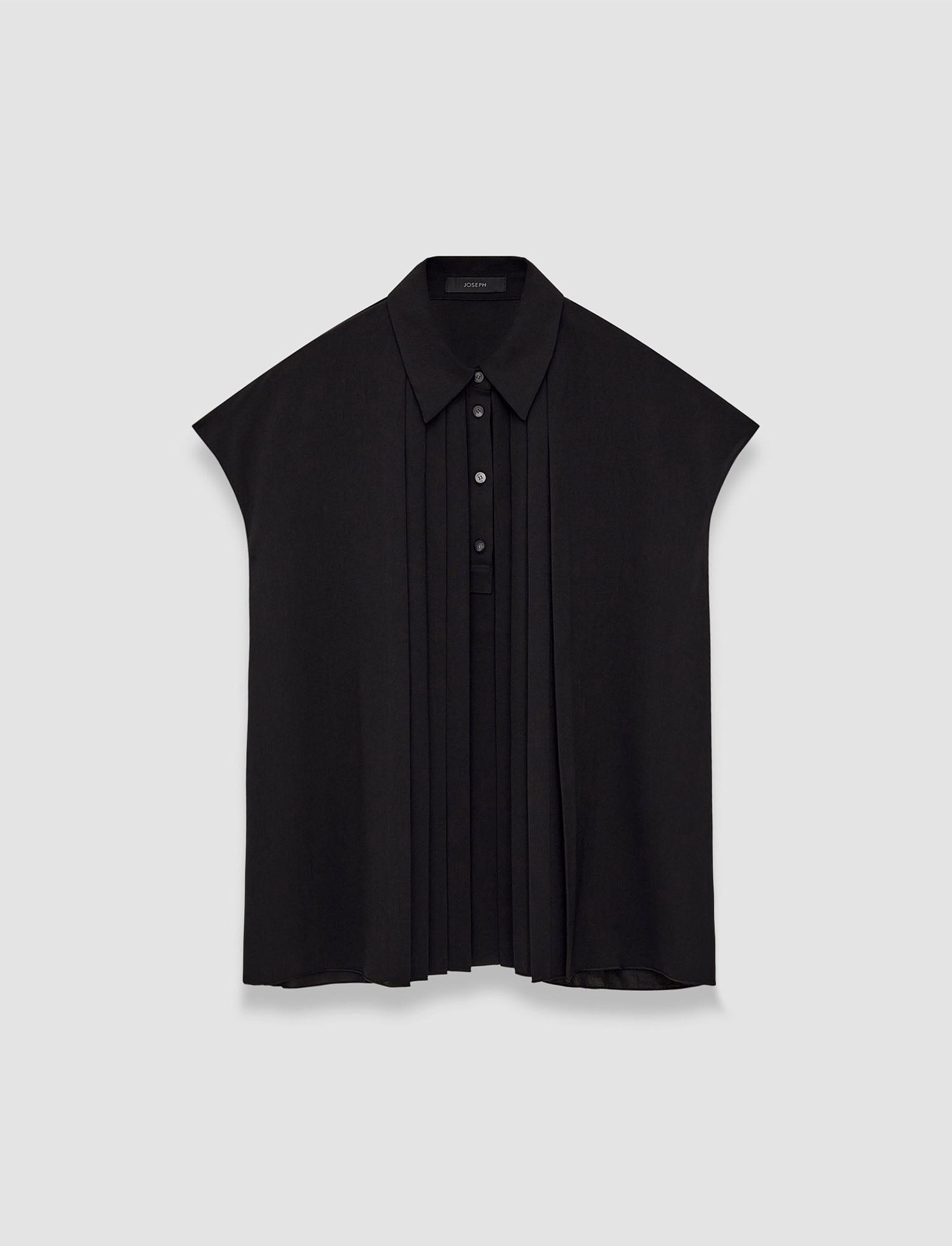 black-airy-plisse-antin-blouse-JOSEPH