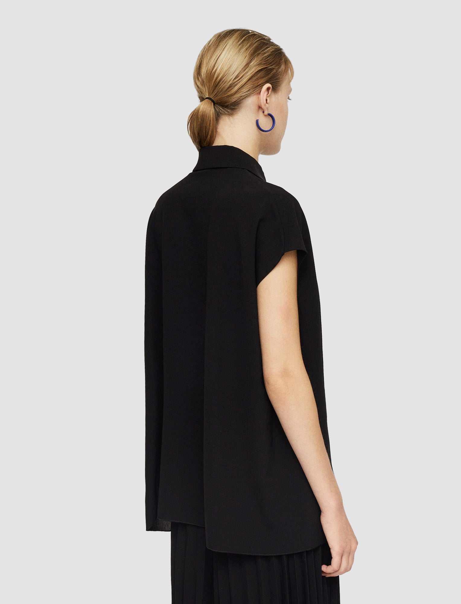 black-airy-plisse-antin-blouse-JOSEPH