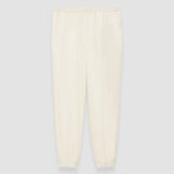 White Taio Soft Cotton Silk Trousers - Joseph