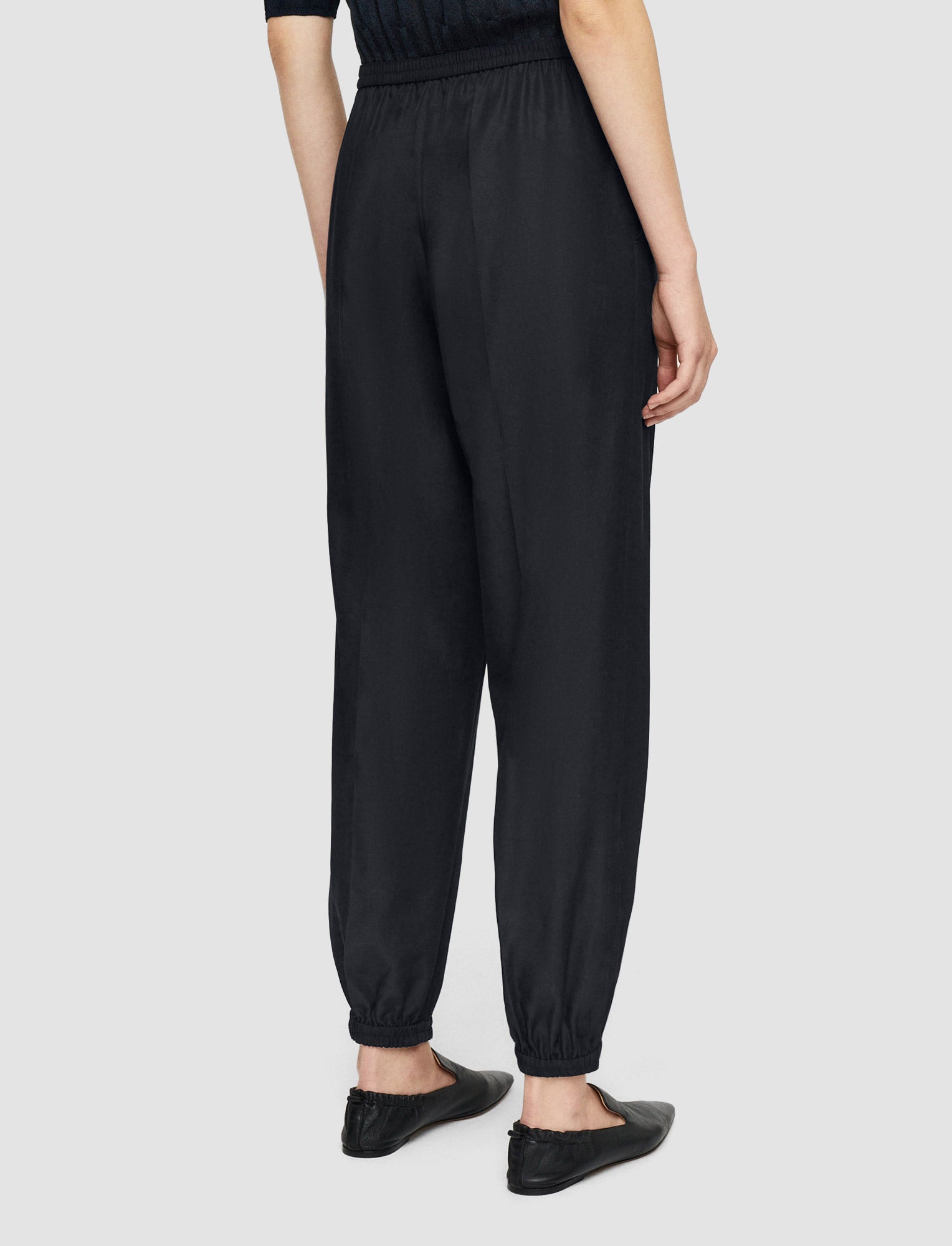 blue-taio-soft-cotton-silk-trousers-JOSEPH