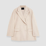 White Light Double Face Hermel Jacket - Joseph