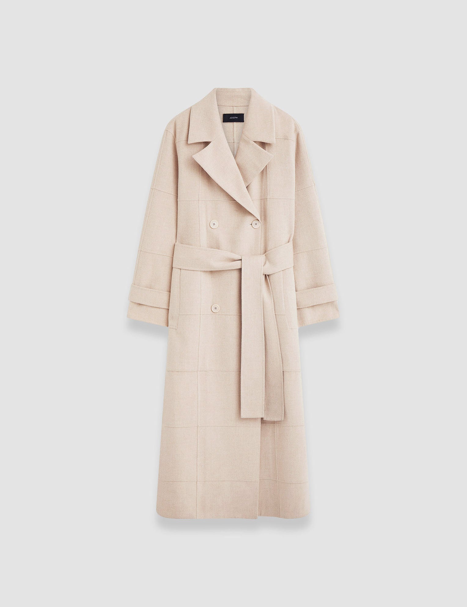 Beige Light Double Face Animation Merton Coat - Joseph