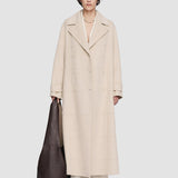 Beige Light Double Face Animation Merton Coat - Joseph