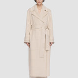 Beige Light Double Face Animation Merton Coat - Joseph