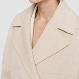 Beige Light Double Face Animation Merton Coat - Joseph