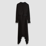 Black Viscose Jersey Flandre Dress - Joseph