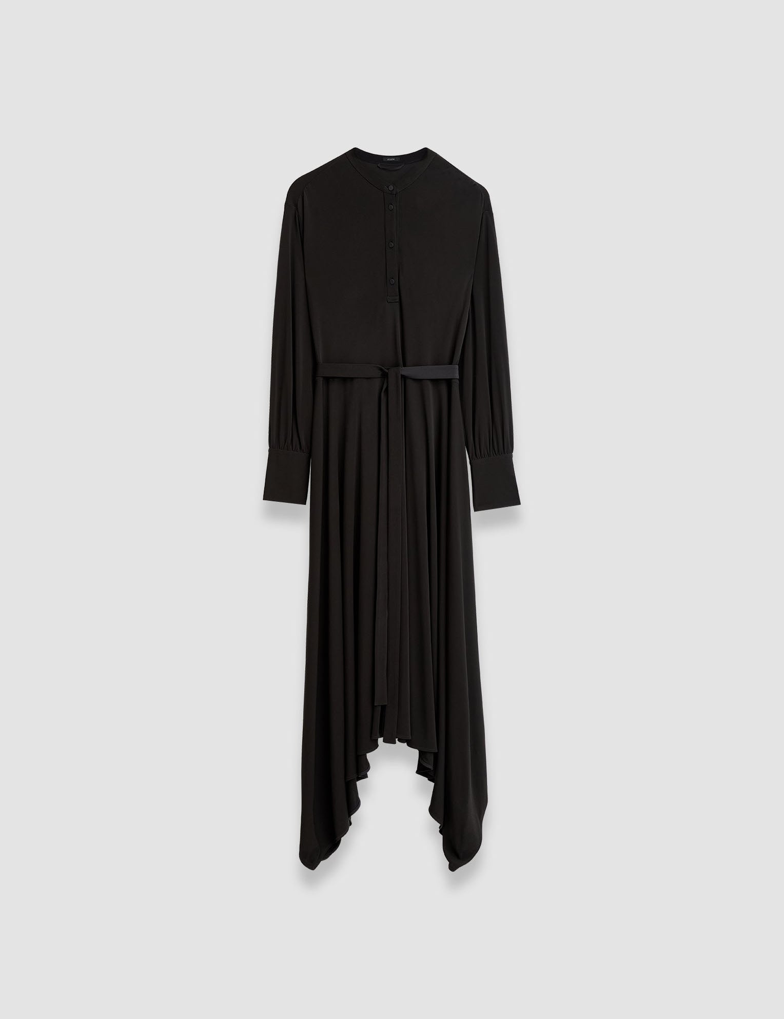 Black Viscose Jersey Flandre Dress - Joseph