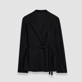 Black Winter Voile Haxo Jacket - Joseph