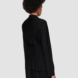 Black Winter Voile Haxo Jacket - Joseph