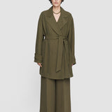 Green Silk Crepe Charah Jacket - Joseph