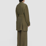 Green Silk Crepe Charah Jacket - Joseph