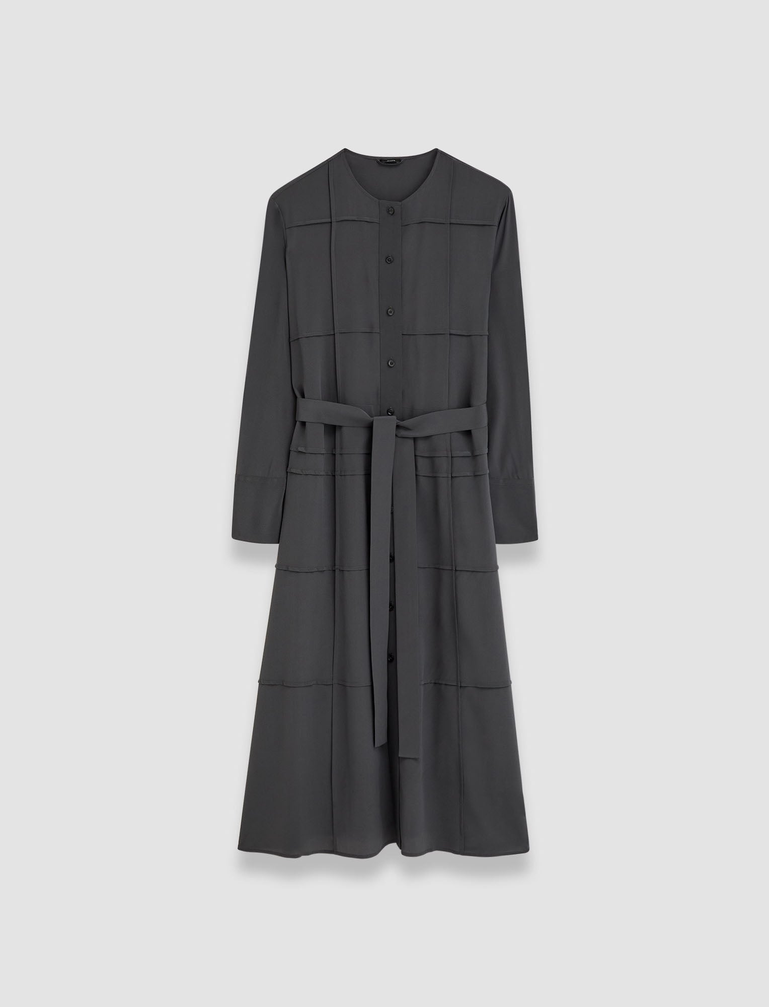 gris-robe-helene-en-crepe-de-soie-JOSEPH