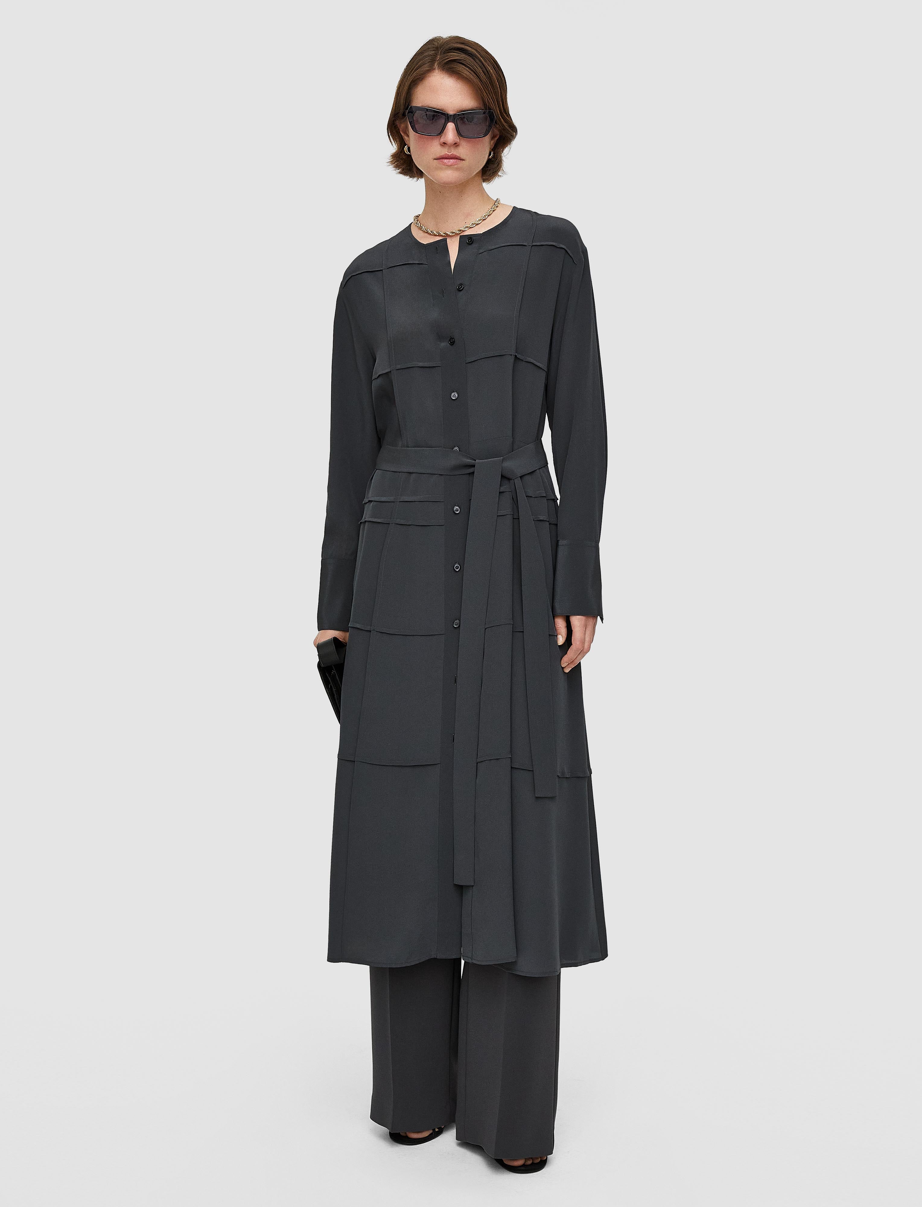 gris-robe-helene-en-crepe-de-soie-JOSEPH