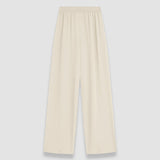 Beige Hulin Crepe de Soie Silk Trousers - Joseph