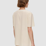 Beige Rubin Crepe de Soie Silk Blouse - Joseph