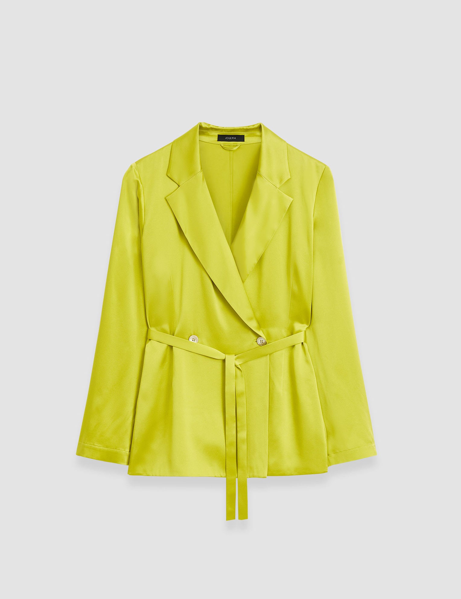 Green Joubert Silk Satin Jacket - Joseph