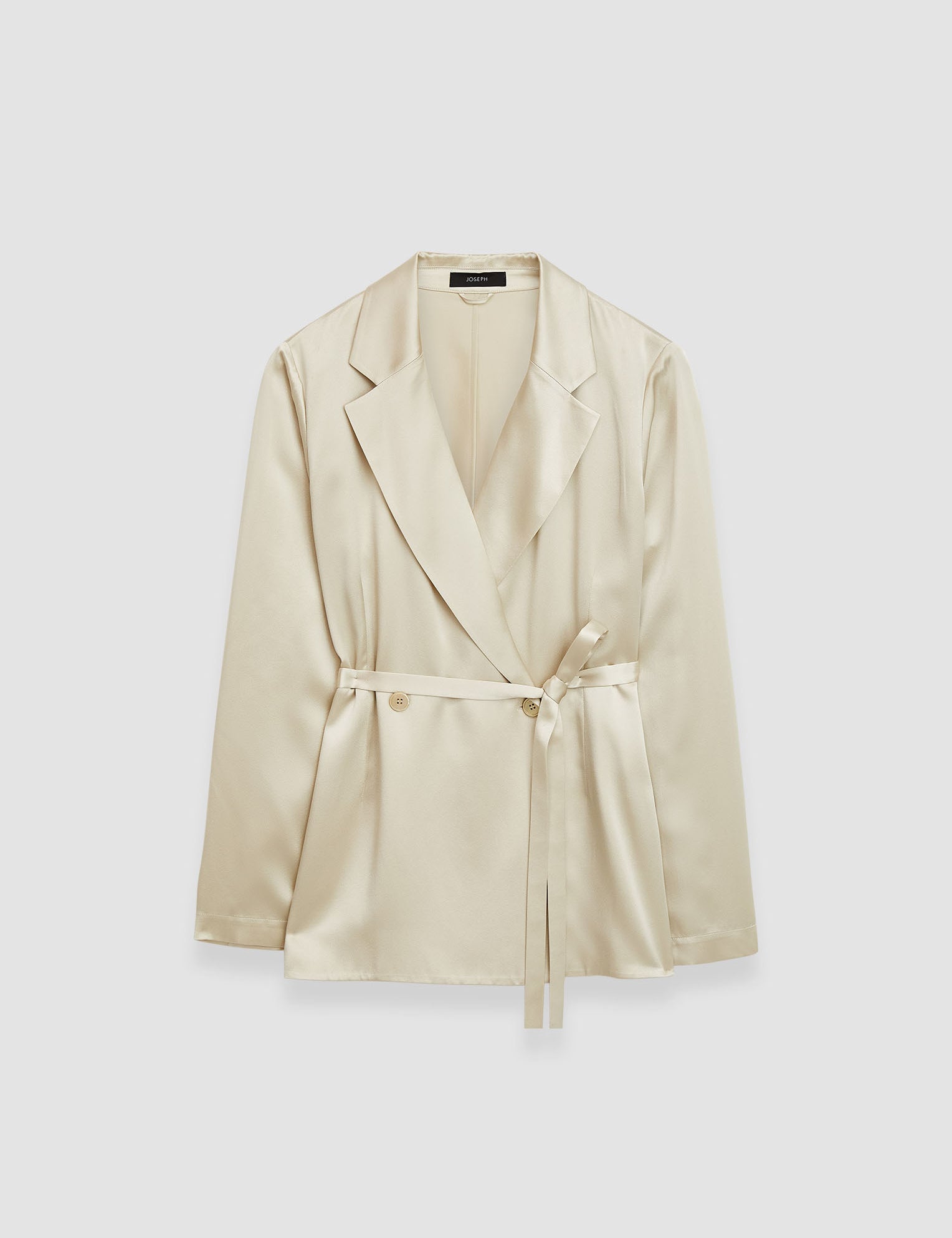 Beige Joubert Silk Satin Jacket - Joseph