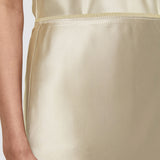 Beige Isaak Silk Satin Skirt - Joseph